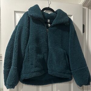 Lululemon Cozy Teal Sherpa Jacket